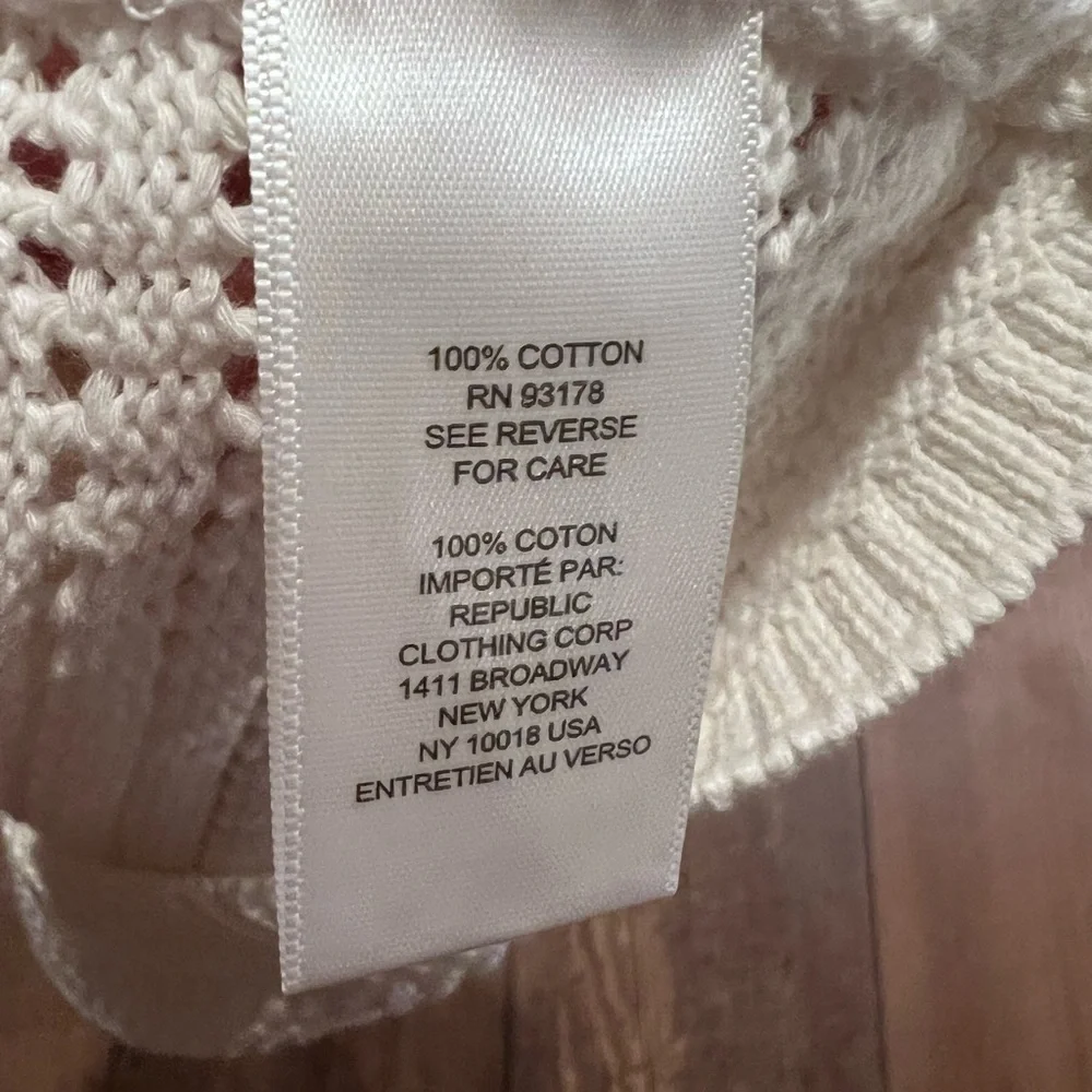 NWT House of Harlow 1960 Crocheted Crop Top, XS